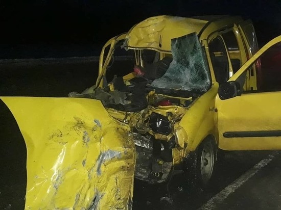 В Чувашии пьяный водитель Renault Kangoo врезался в грузовик