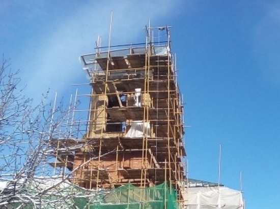 В Ярославле заканчивают восстановление колокольни Кирилло-Афанасьевского монастыря