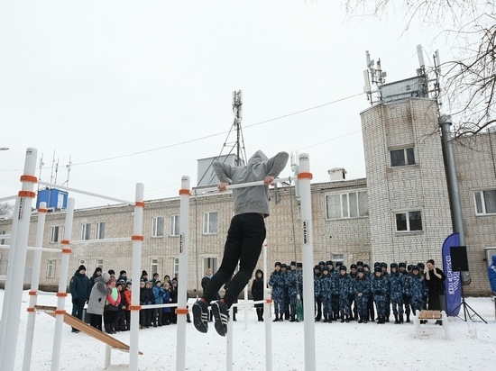 Новую площадку для воркаута открыли в Вологде