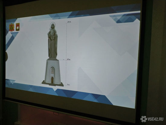 Кемеровчанам продемонстрировали эскиз памятника Святой Варваре
