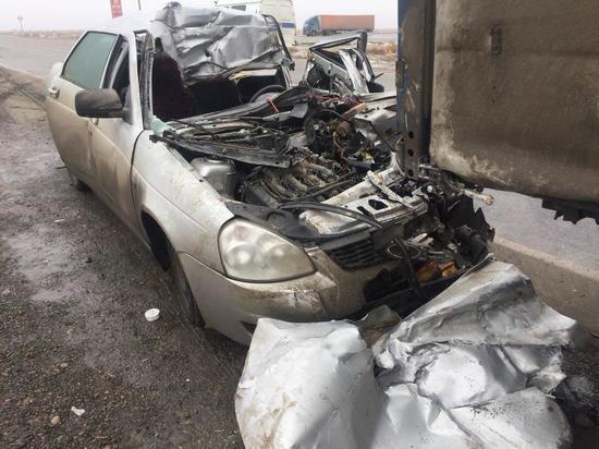 В авариях один человек в Калмыкии погиб, 14 ранено