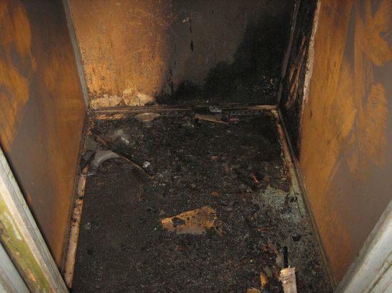 В Дзержинском районе Оренбурга сгорел лифт