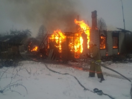 В Глинке Смоленской области сгорел жилой дом