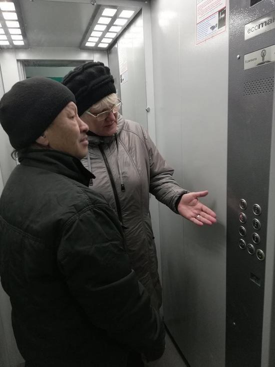 В калмыцкой столице обновлены лифты