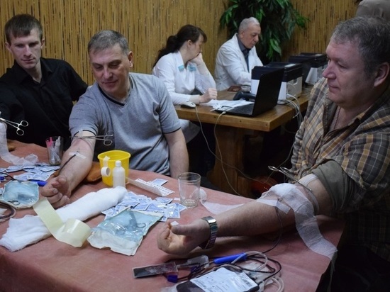 Участники донорской акции на Каскаде Кубанских ГЭС сдали 23 л крови