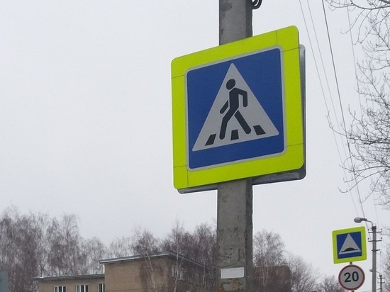 На Попова в Смоленске появился новый пешеходный переход