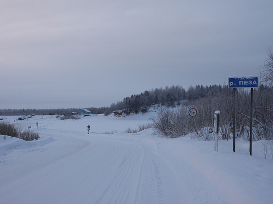 Установившаяся в Архангельской области относительно морозная погода связала берега