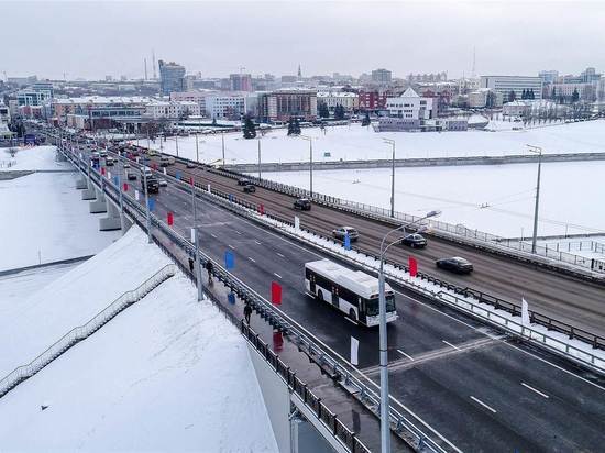 В Чебоксарах запущено движение по Московскому мосту