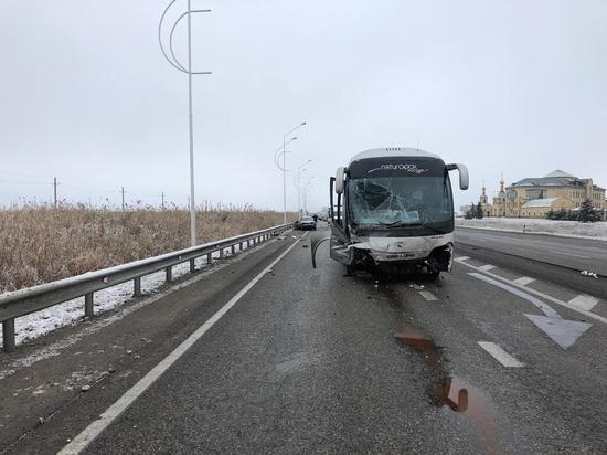 На Ставрополье автобус попал в автоаварию