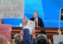 Большая пресс-конференция Владимира Путина не могла обойтись без личных вопросов