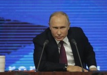 20 декабря 2018 года состоится ежегодная большая пресс-конференция Владимира Путина