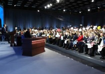 Большая ежегодная пресс-конференция Владимира Путина 2018 продлилась три часа