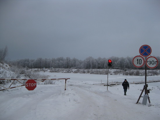 В Пильнинском районе открылась ледовая переправа через Суру