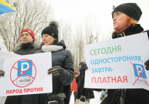 23 декабря в гайд-парке «Сокольники» прошел митинг против платной парковки в Москве
