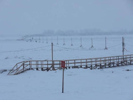 В Архангельске сегодня вечером официально откроется ледовая дорога на Кегостров