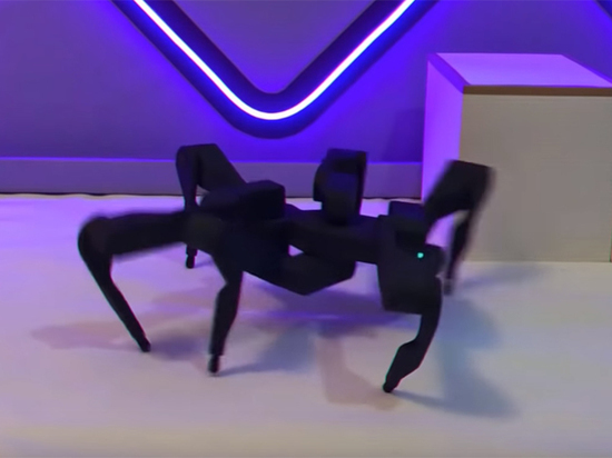 В Гонконге изобрели «складного» шестиногого робота и запечатлели его танец