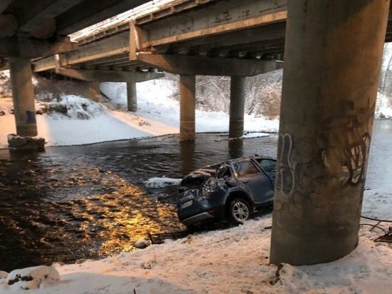 В Белгороде автоледи упала с моста