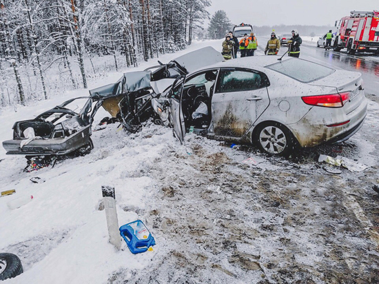 Четыре человека погибли в ДТП на трассе «Кола» Четыре человека погибли в ДТП на трассе «Кола»