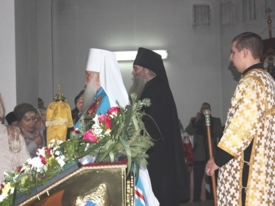 Свою прощальную литургию отслужил митрополит Герман