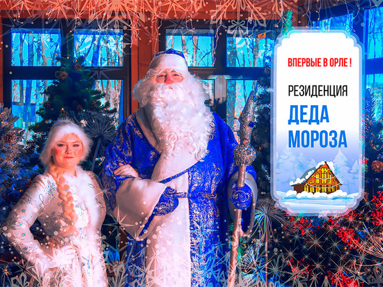На Орловщине резиденция Деда Мороза работает до Рождества