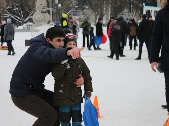 В Белгороде выбрали лучшего метателя снежков