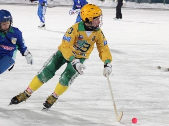 В Архангельске в самом разгаре турнир по хоккею с мячом среди 12-летних
