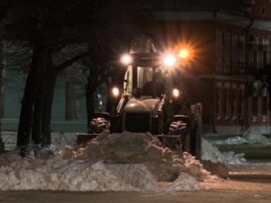 Мэрия рапортует: около двух тысяч кубометров снега убрано за сутки с улиц Иваново