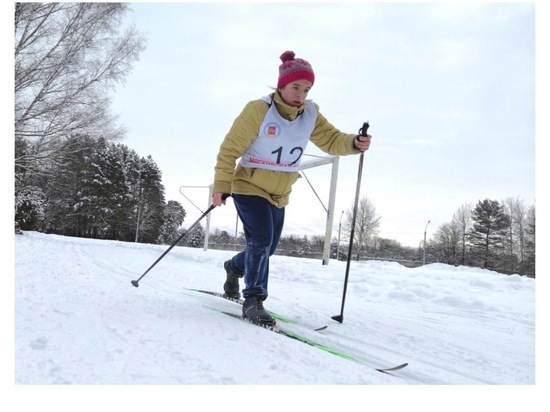 В Серпухове прошли соревнования по лыжным гонкам