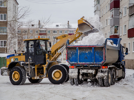 Мэрия Иваново рапортует : 55 тысяч кубометров снега убраны с начала года с городских улиц