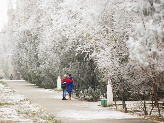 14 января в Волгограде ожидается ветер и снег при морозе в -3°С