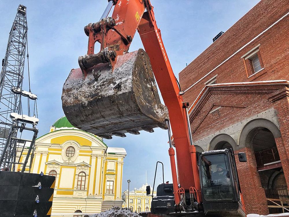 В Твери началось строительство соборной колокольни Спасо-Преображенского собора