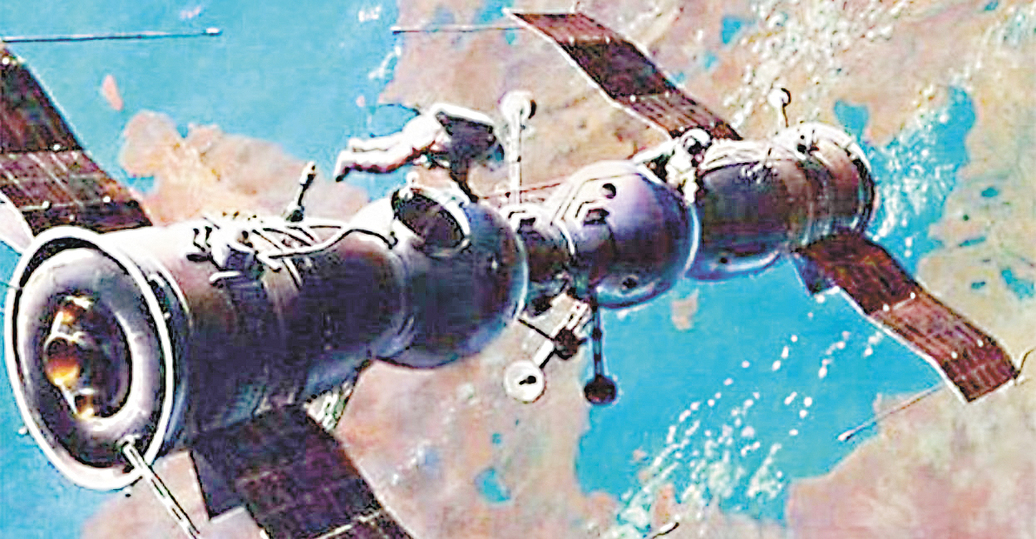 «Мне повезло: произошел взрыв»: космонавт Волынов рассказал о первой стыковке