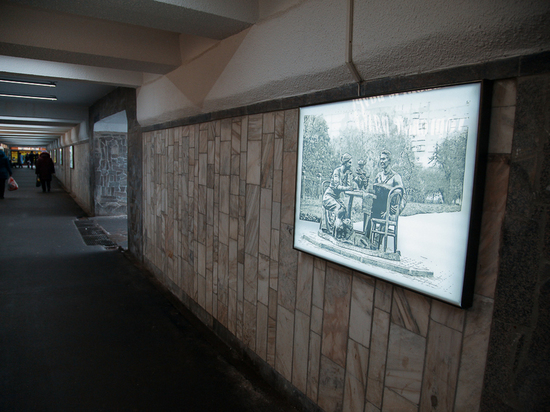 Подземный переход на Советской в Туле снабдили световыми панно