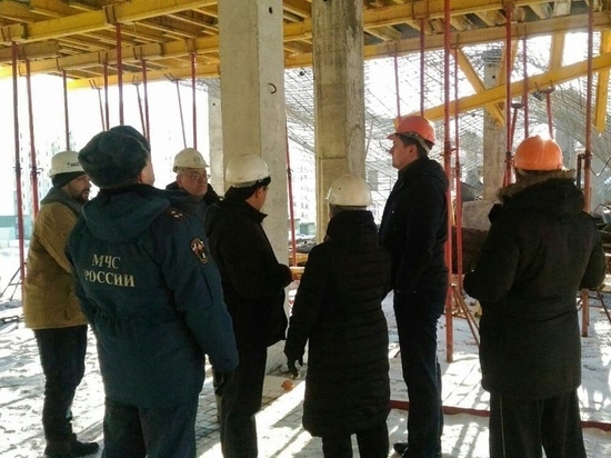 В Курске обрушилось перекрытие в новой школе на В.Клыкова