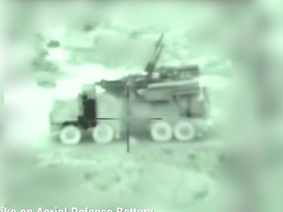 Израиль распространил видео уничтожения тульского «Панциря» в Сирии