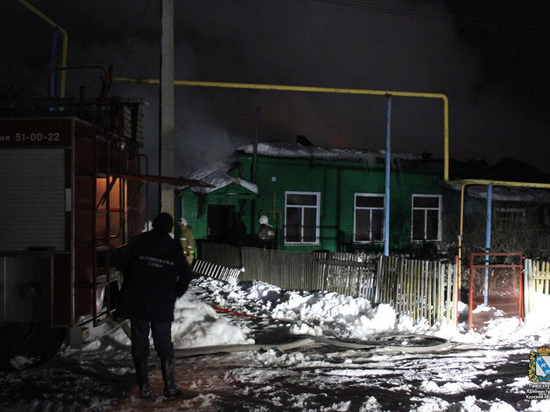 Названа возможная причина пожара, лишившего дома 6 курских семей