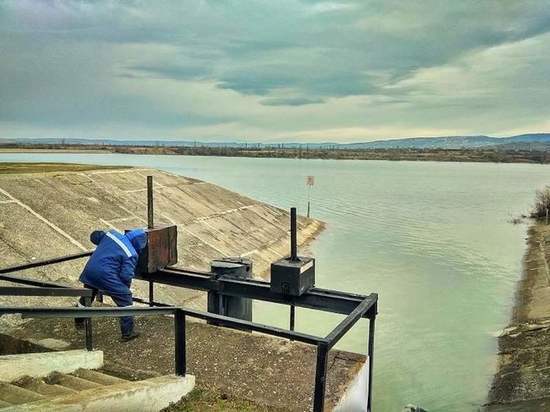 В Крыму Тайганское водохранилище пополнили свежей водой