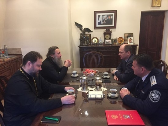 Роман Балашов и архиепископ Серафим поговорили о воцерковлении казачества