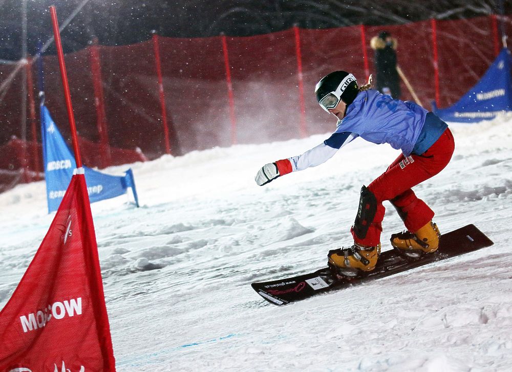 В Москве прошел этап Кубка мира по сноуборду: фоторепортаж