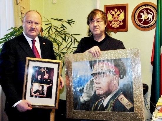 Танковому училищу Казани на 100-летие подарят картину Ильяса Айдарова