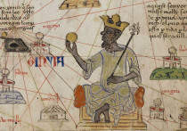 В галерее Северо-Западного университета появилась репродукция средневекового атласа, на котором изображён западноафриканский король  Манса Муса