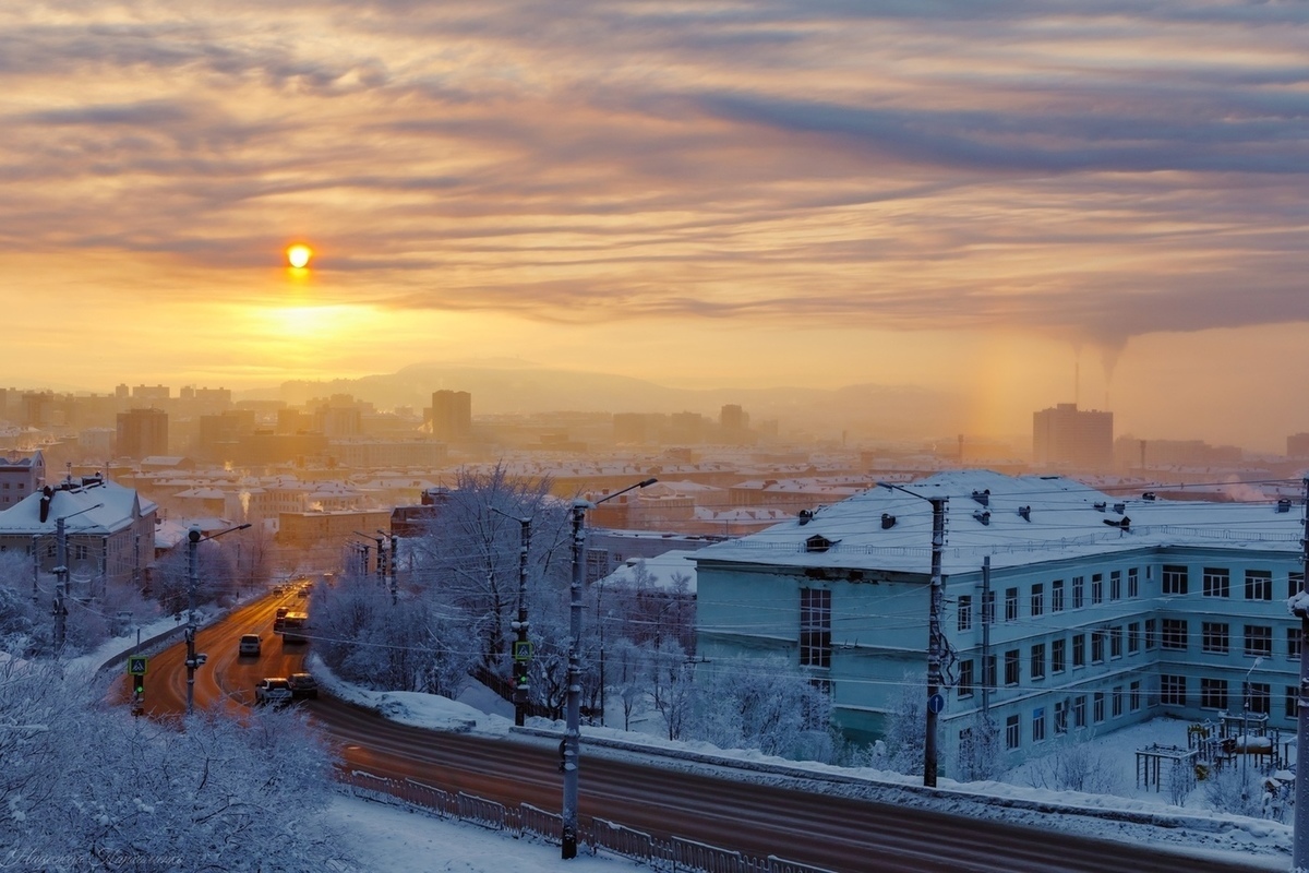 Мурманск вчера фото