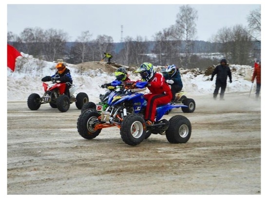 В Васильевском состоялись соревнования по мотокроссу «Снежная буря-2019»