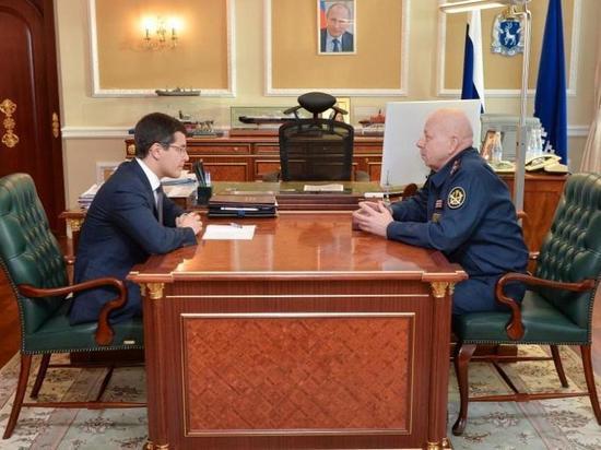 Губернатор ЯНАО Дмитрий Артюхов встретился с главой ямальской ФСИН