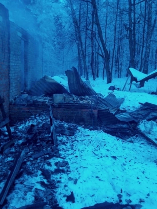 Дачный дом сгорел в Селиваново