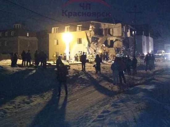 В Красноярске произошел взрыв газа в жилом доме