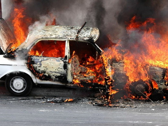 В Воронежской области за сутки сгорели три машины