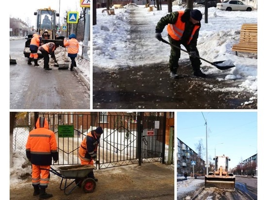 В уборке улиц Серпухова задействовано более сотни человек