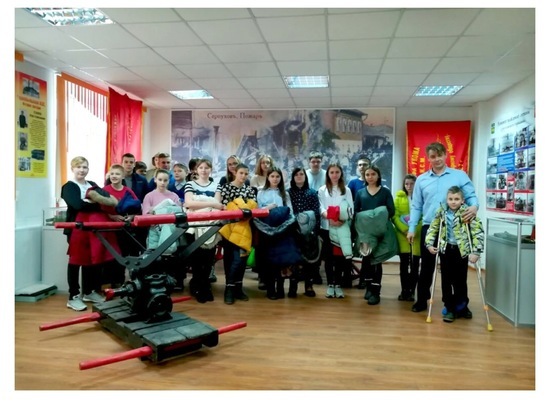 Музей пожарного дела в Серпухове раскрыл свои двери для школьников