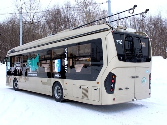 На маршруте №1 в Ижевске курсирует троллейбус нового поколения